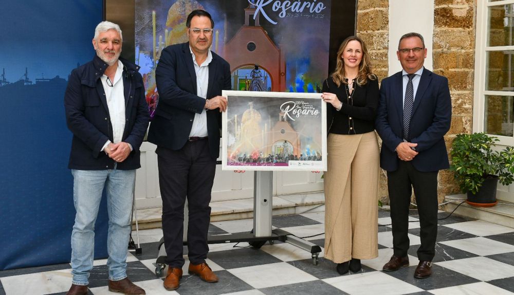 Cardenas Castells Beltran y Oliva durante la presentacion de la Romeria de El Cuervo 984108237