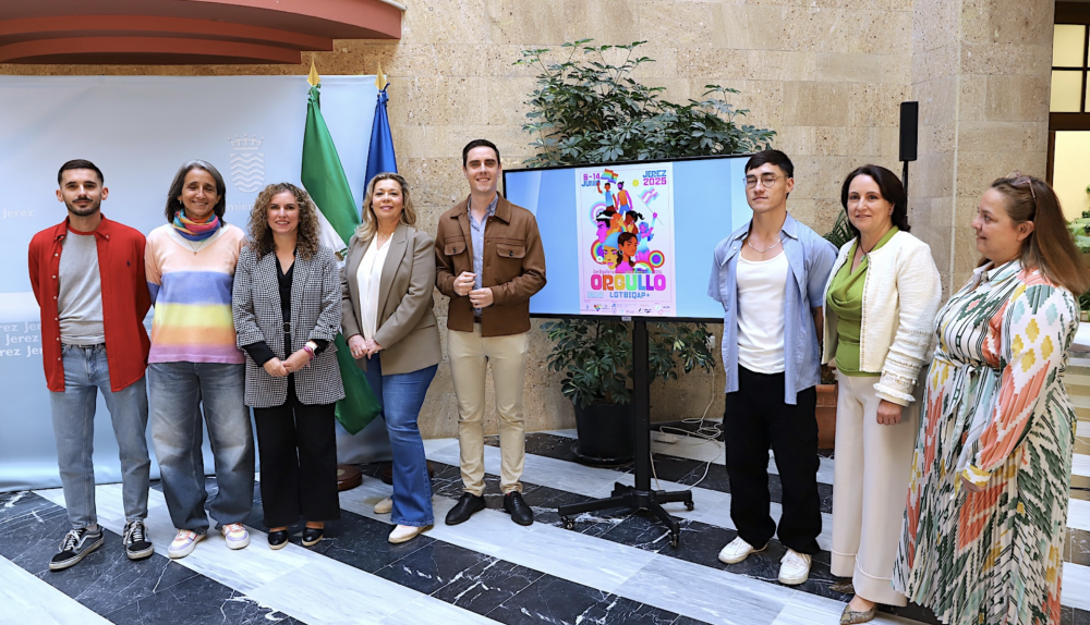 Presentación de la programación del Orgullo 2025 en Jerez.