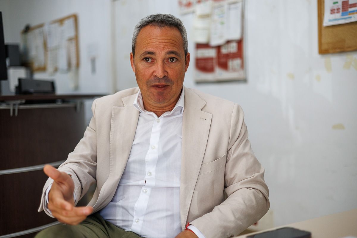 Andrés Díaz, presidente del Consorcio de Aguas de la Zona Gaditana, en una entrevista con lavozdelsur.es. Andrés Díaz, presidente del Consorcio de Aguas de la Zona Gaditana, en una entrevista con lavozdelsur.es.