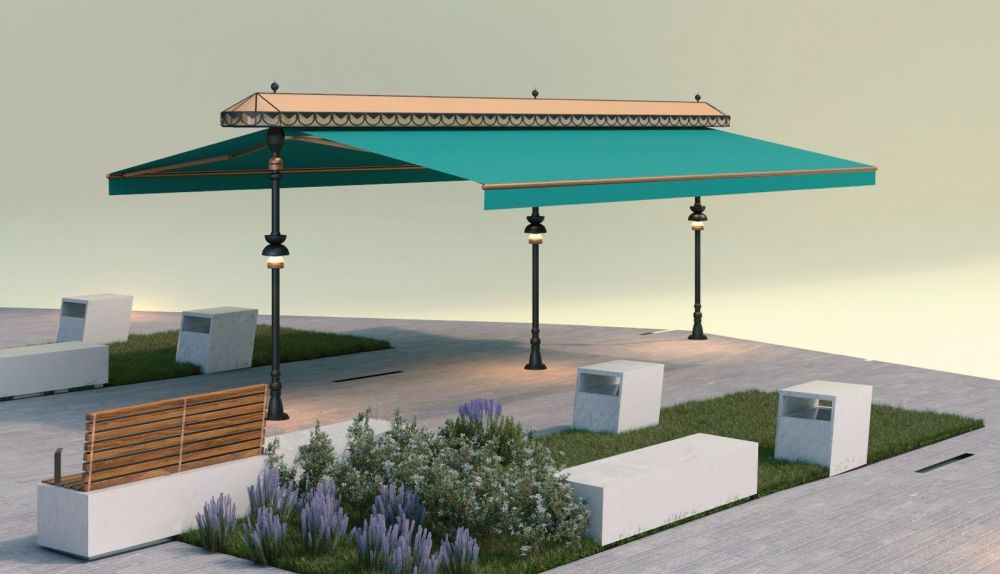 Diseño de los veladores.