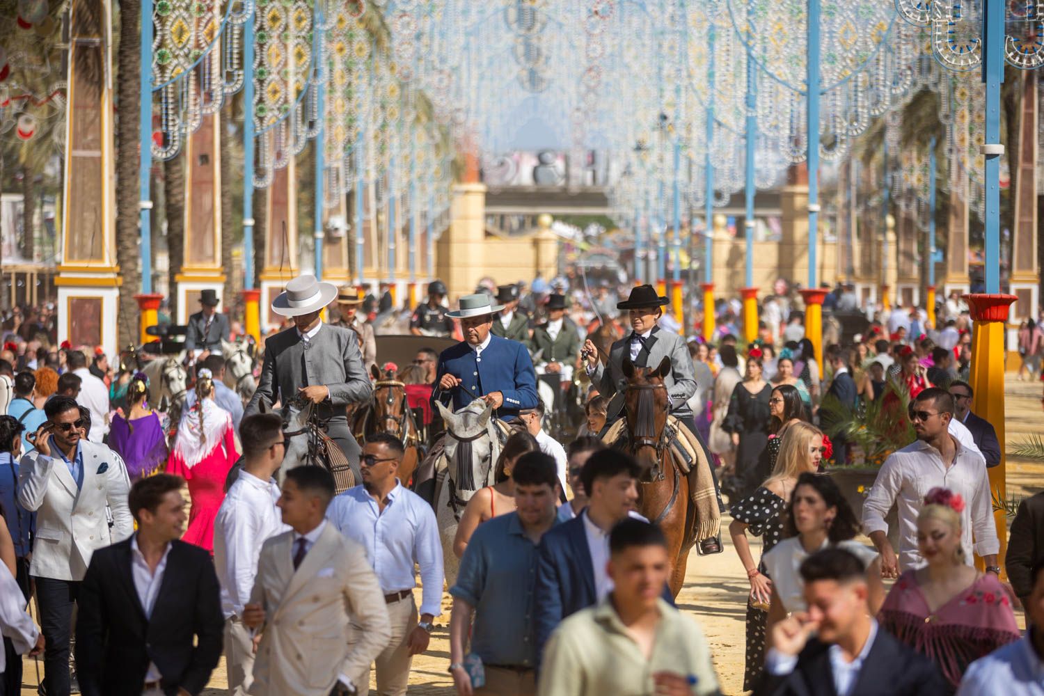 Domingo de la pasada edición de la Feria del Caballo de Jerez. 