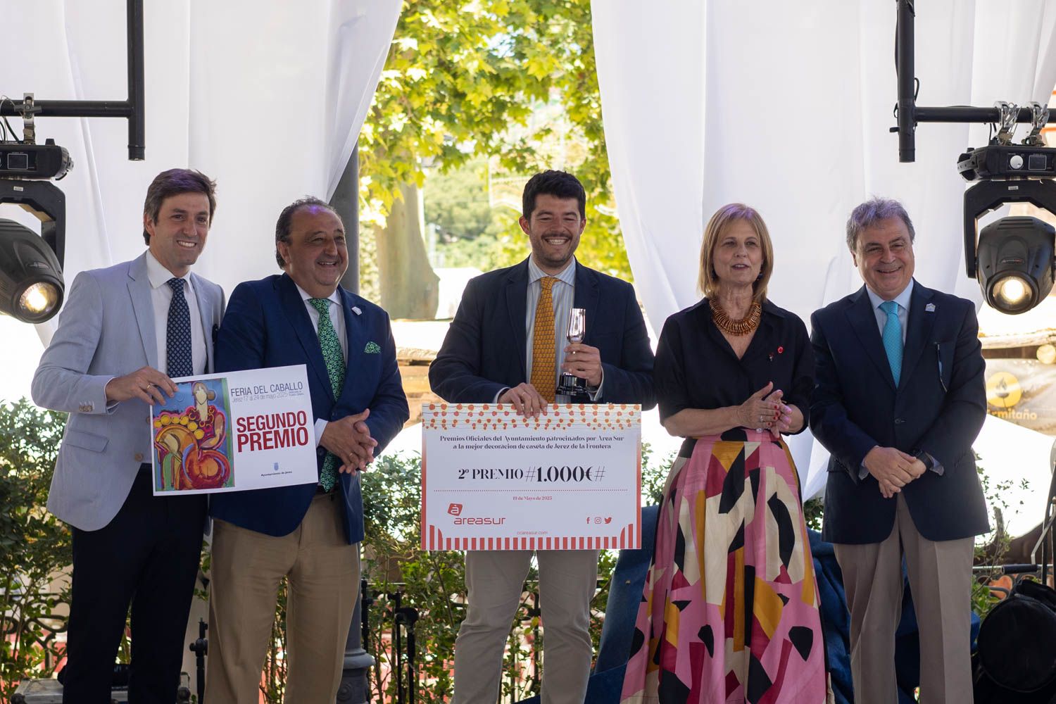 Entrega del segundo premio.