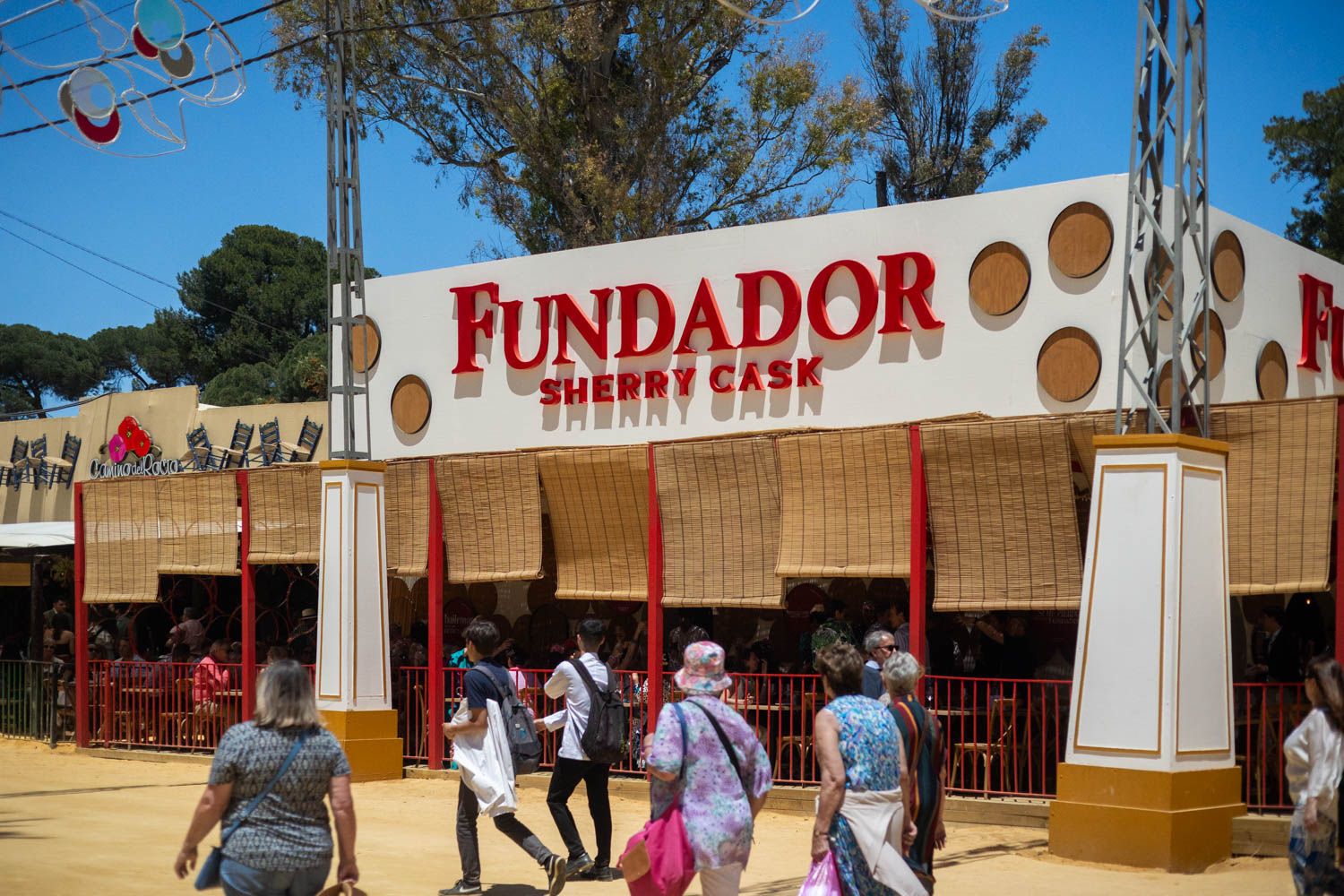 La caseta de Fundador, tercer premio.