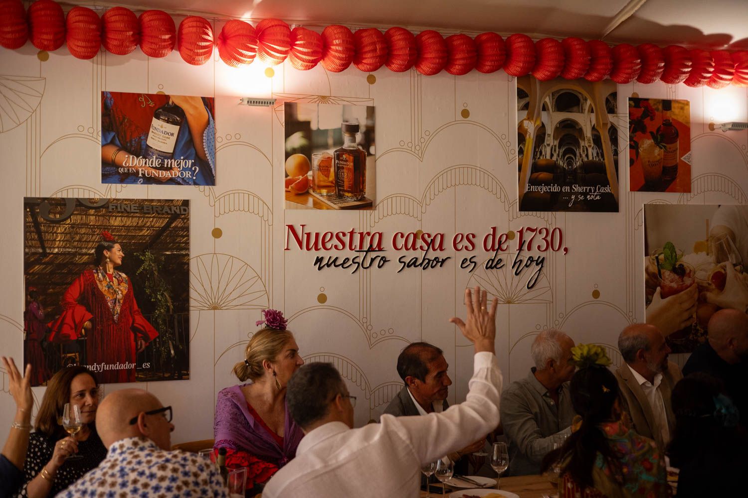 Interior de la caseta de Fundador.