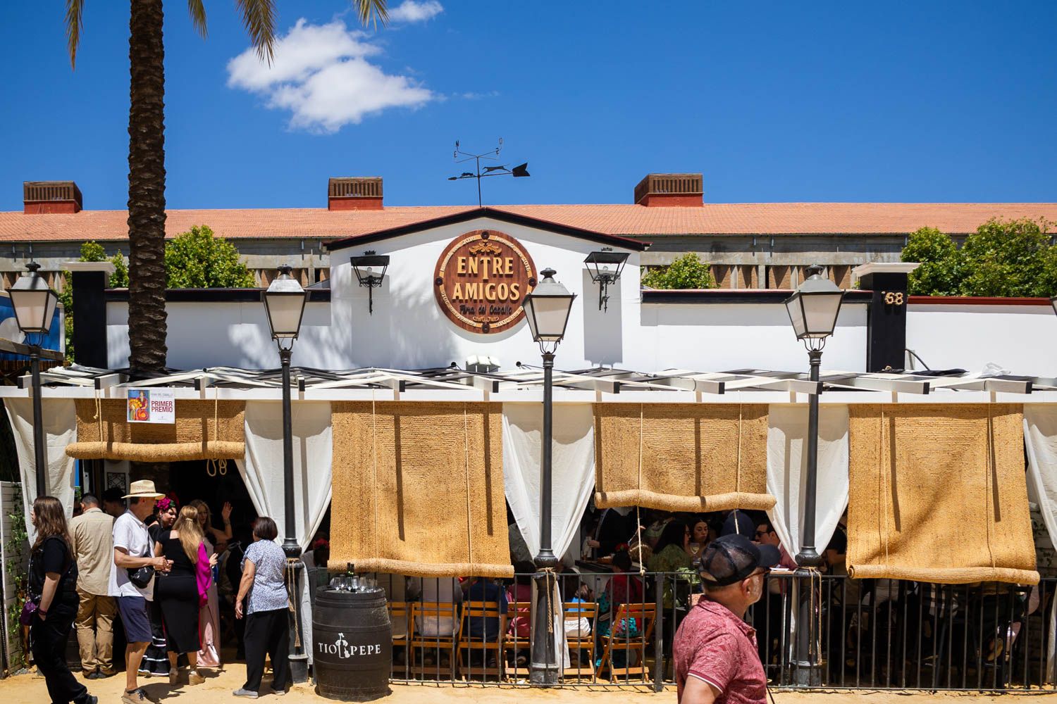 El primer premio de la caseta Entre Amigos.