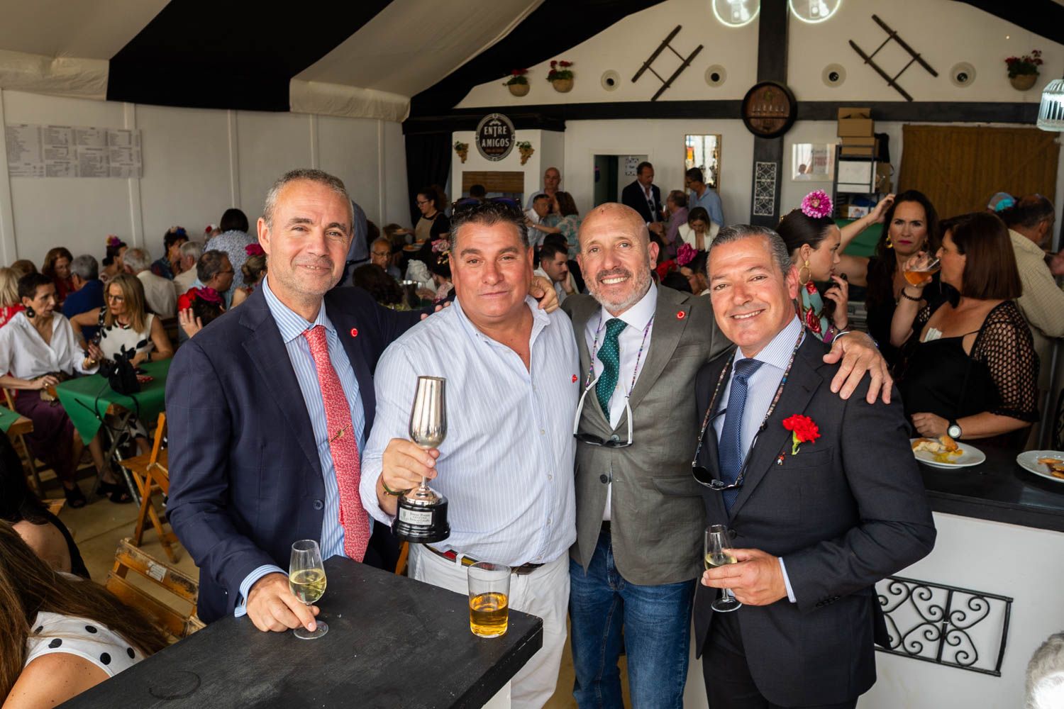 Los 'amigos' de 'Entre amigos'.