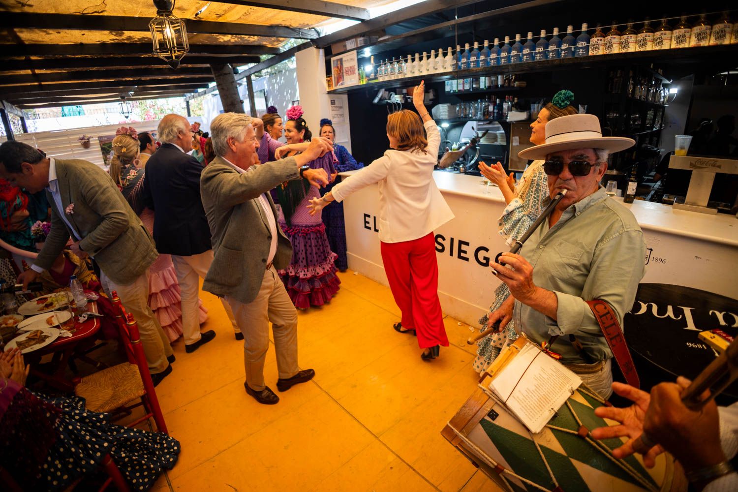 La celebración por el segundo premio.