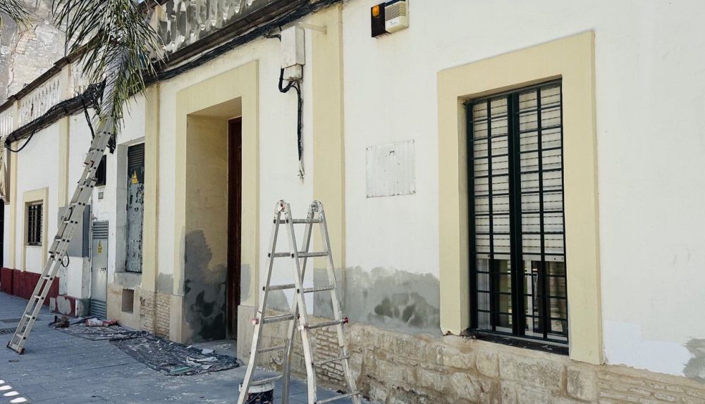 Obras en el edificio municipal.