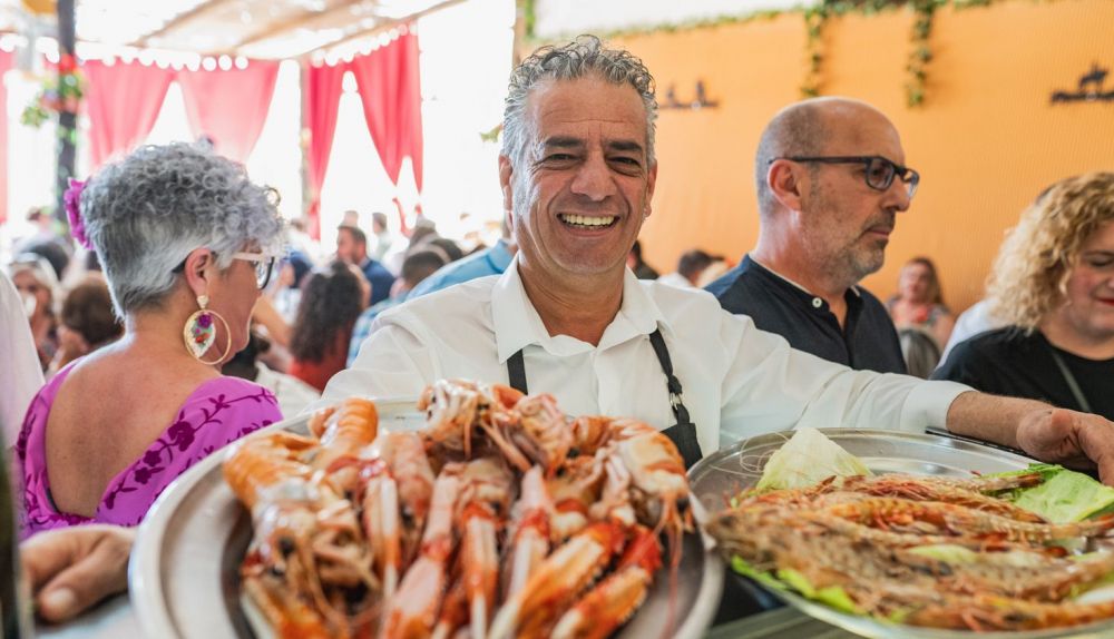 José Carlos Rodríguez, de la caseta Papanata en la Feria de Jerez.