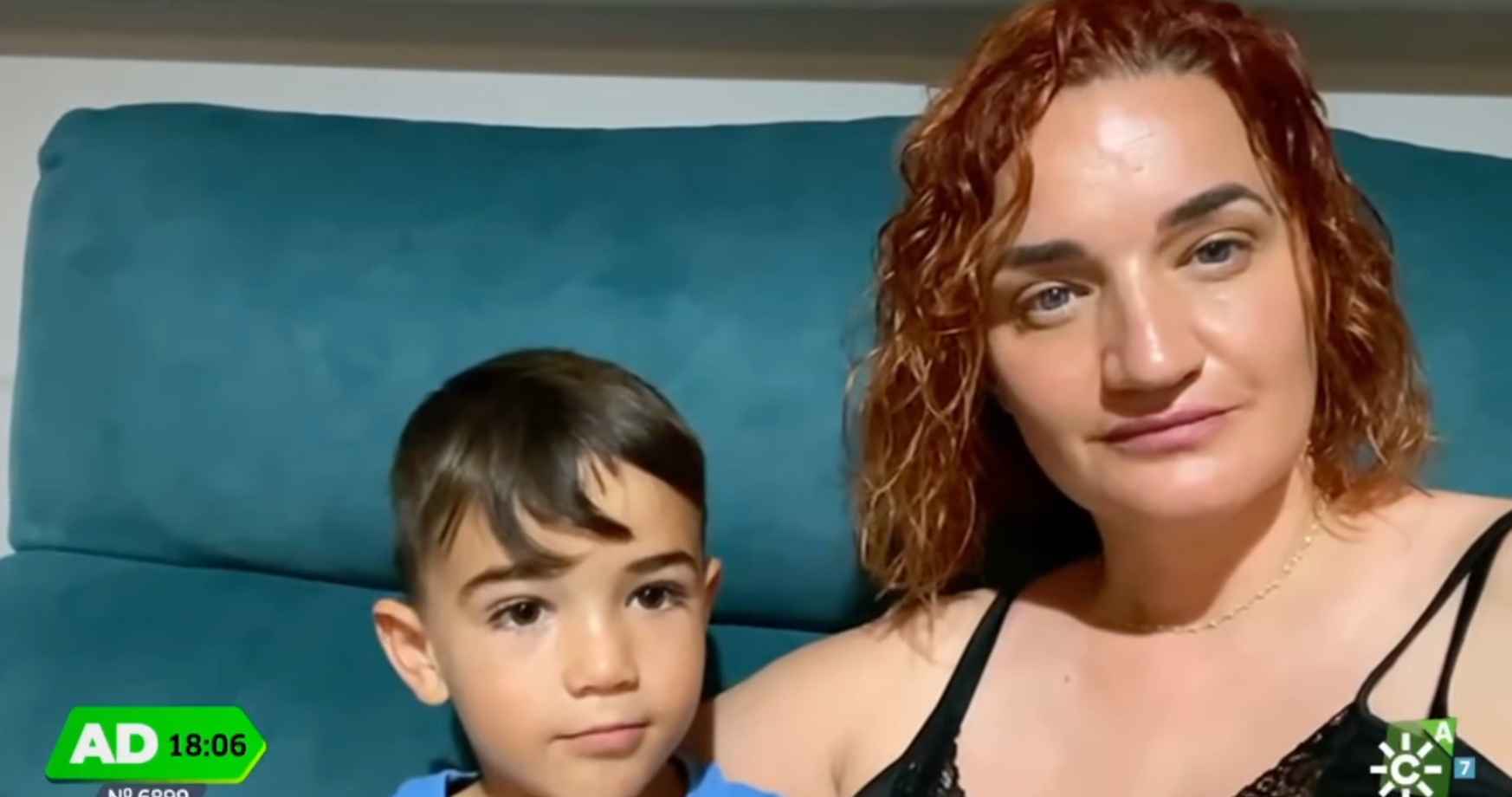 Ezequiel, el pequeño que dio un susto el domingo, junto a su madre Rebeca. Ezequiel, el pequeño que dio un susto el domingo, junto a su madre Rebeca.