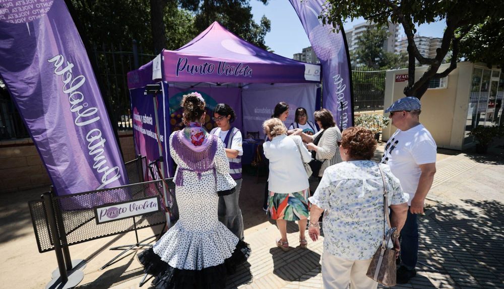 Punto Violeta en la Feria de Jerez.