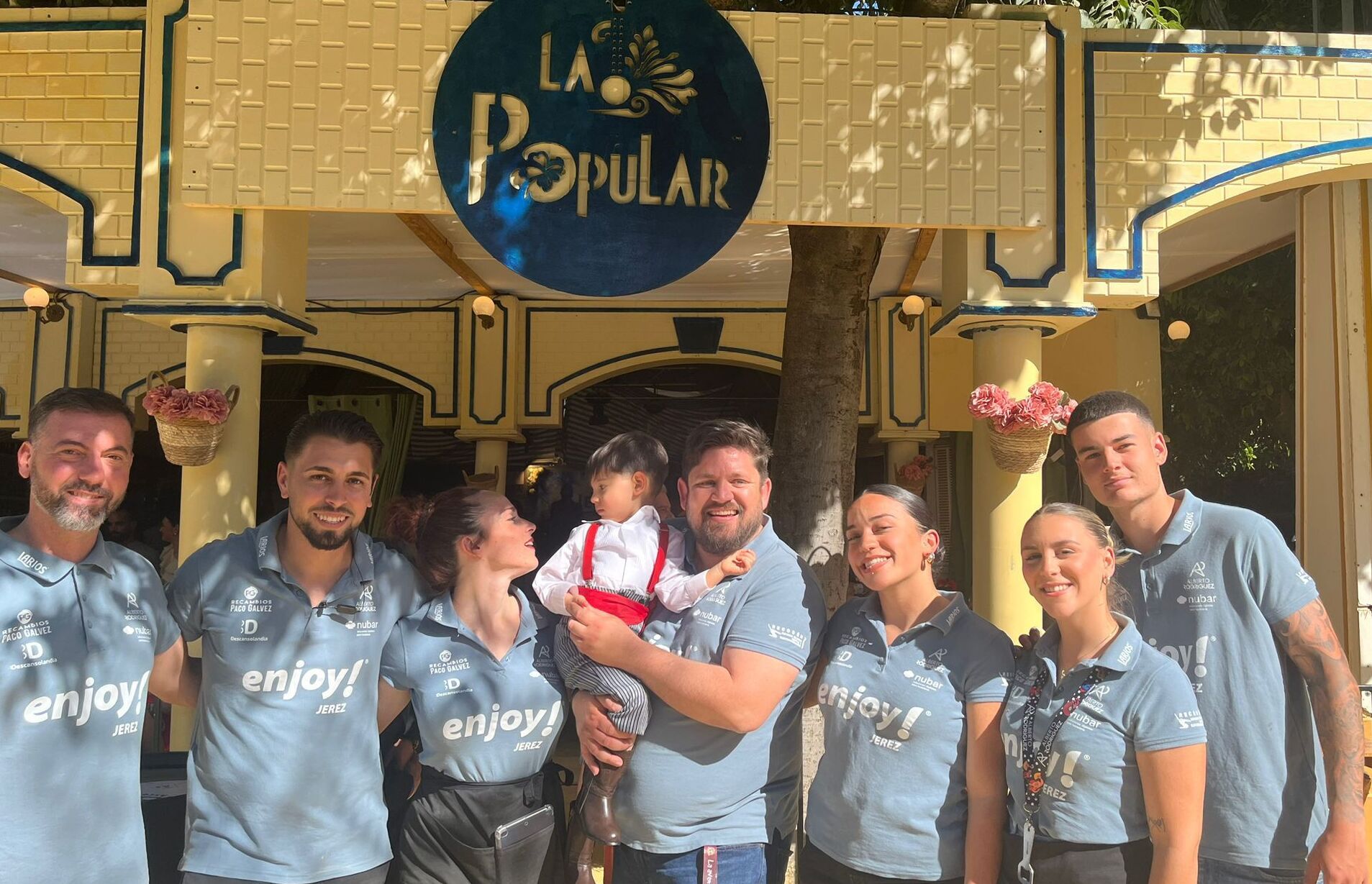 Alberto Rodríguez, el joven empresario jerezano que vuelve a poner alma y corazón en la Feria por Martín.