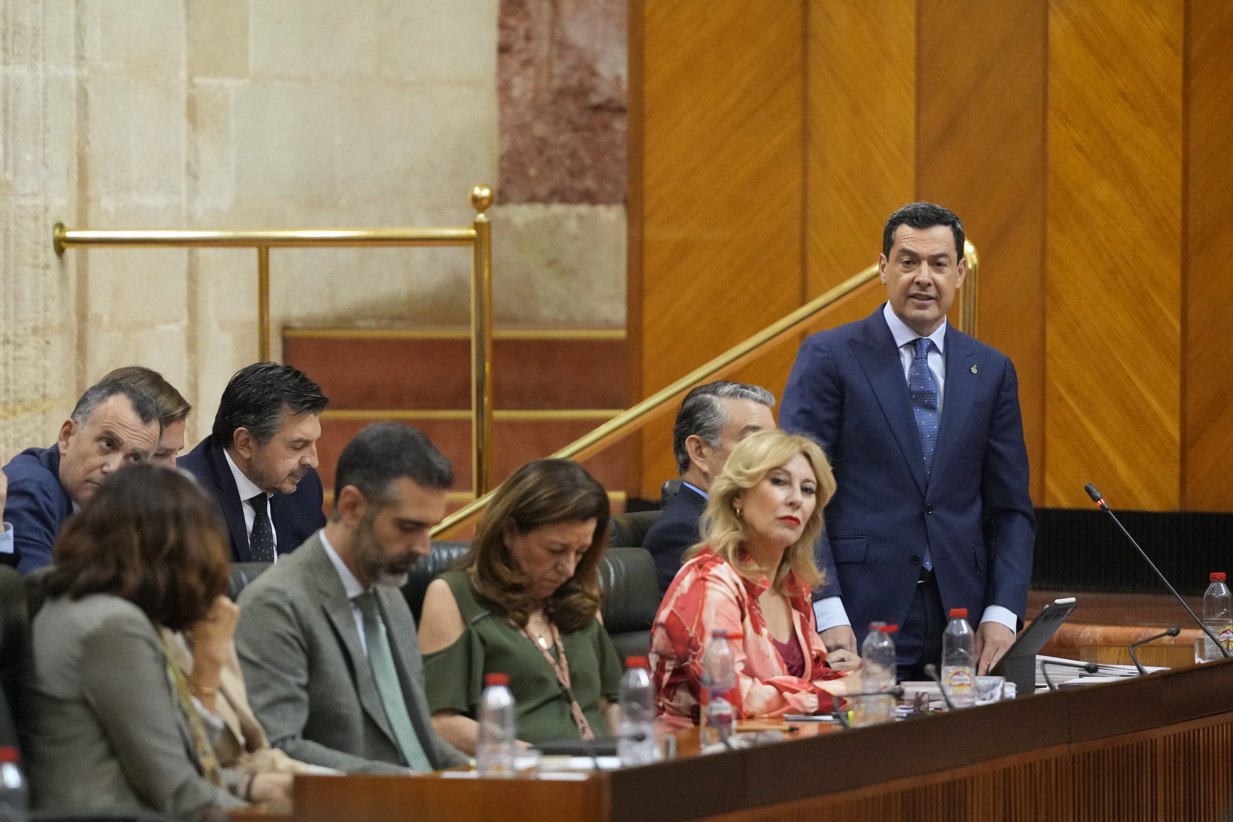 Moreno en el Parlamento.