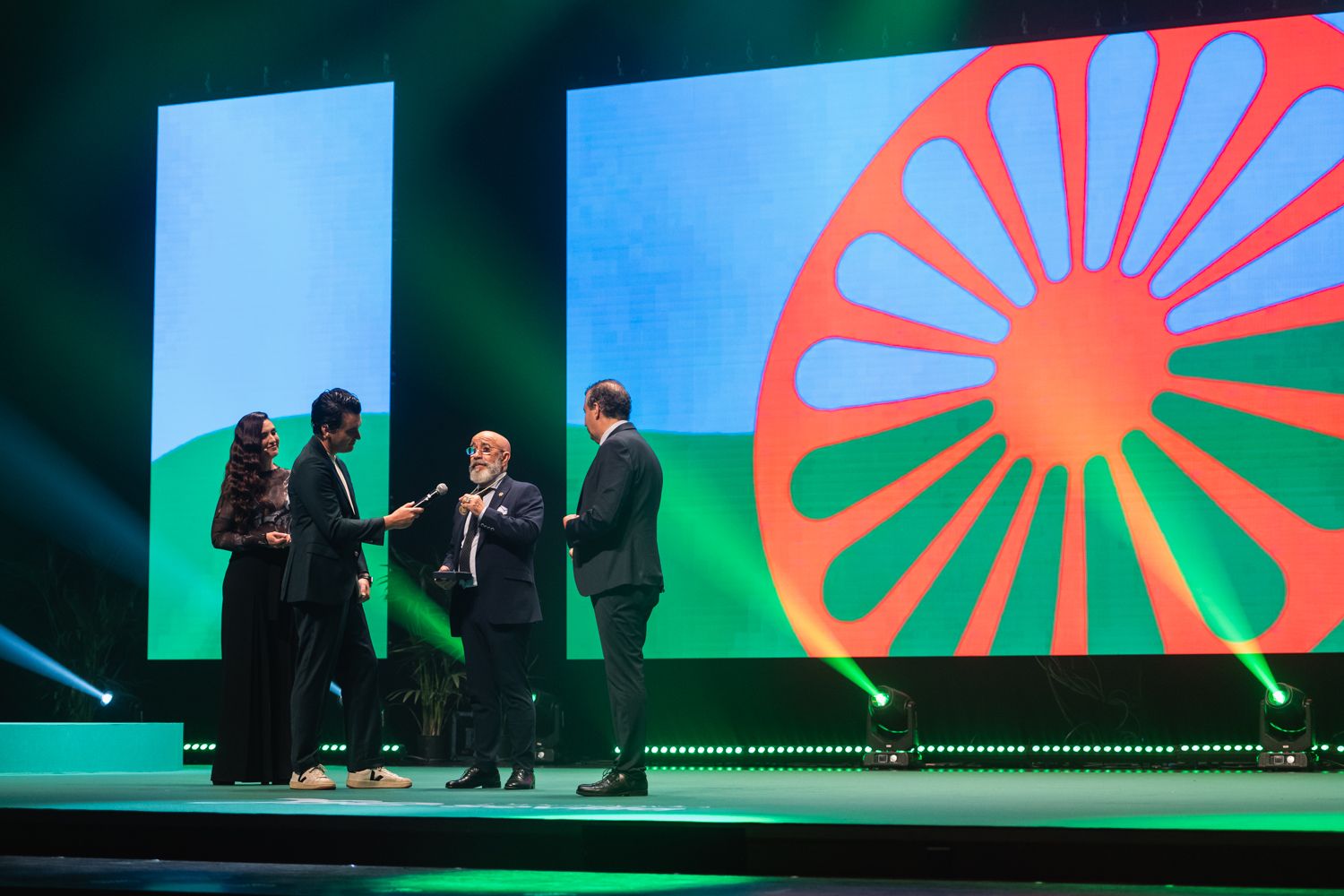 El reconocimiento al Pueblo Gitano, en la entrega de Medallas de Andalucía. 