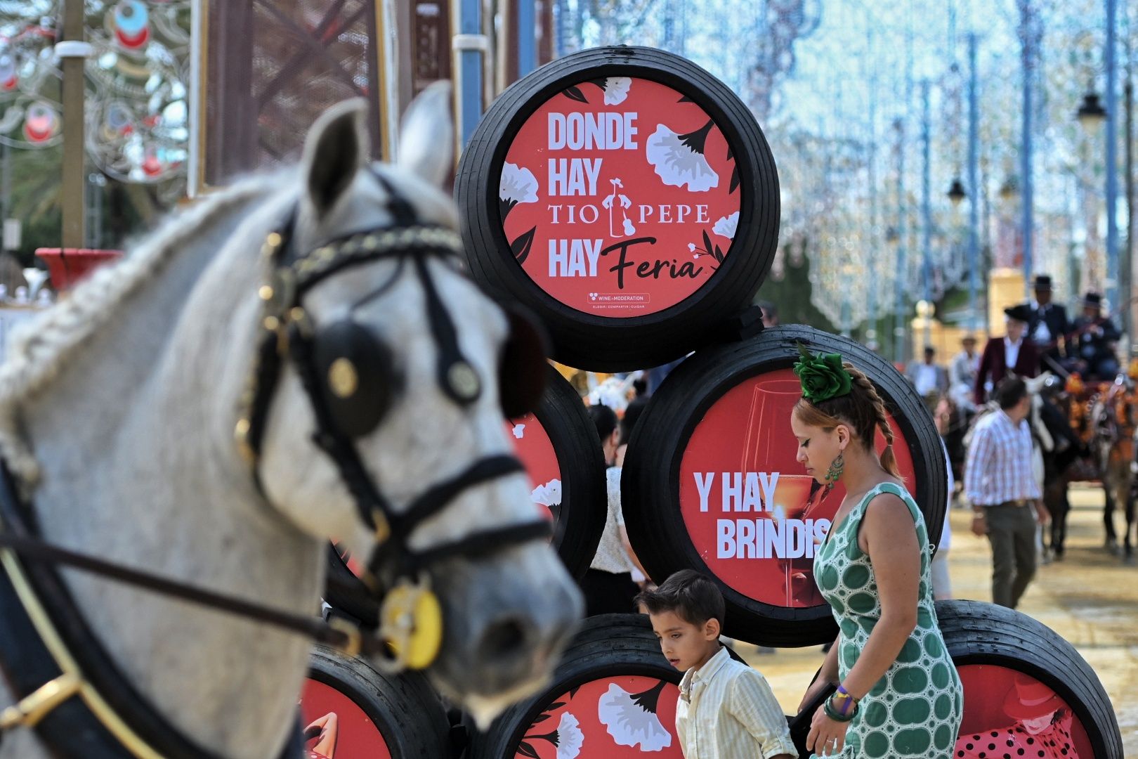La galería del último día de Feria de Jerez