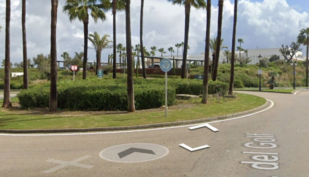 Lugar donde el ciclista ha sufrido el accidente.  GOOGLE MAPS.