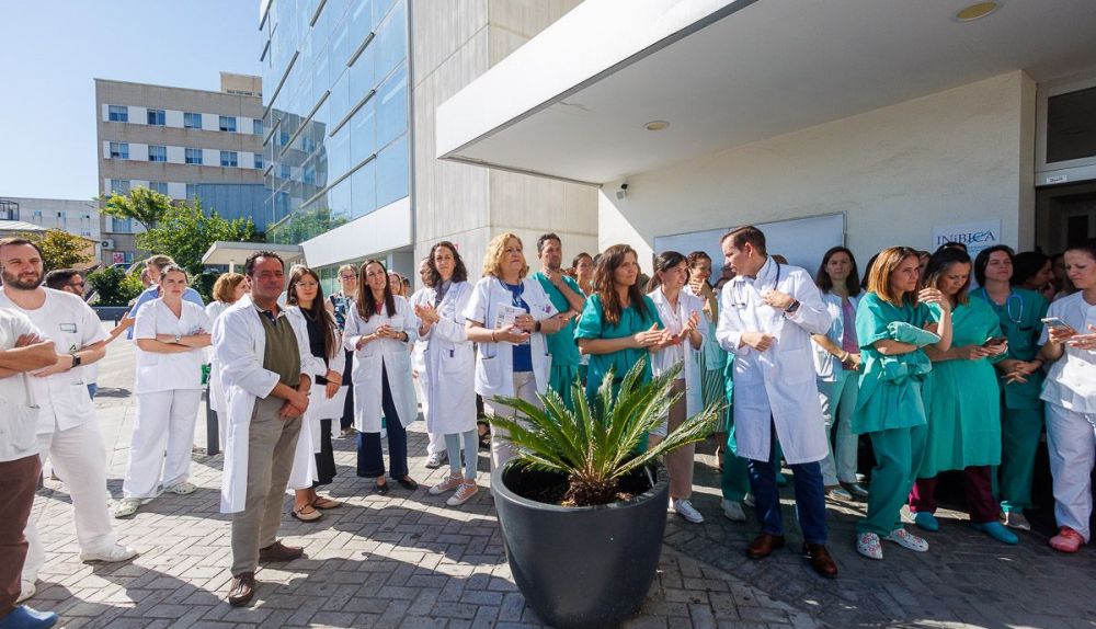 Protesta contra las agresiones sanitarias.