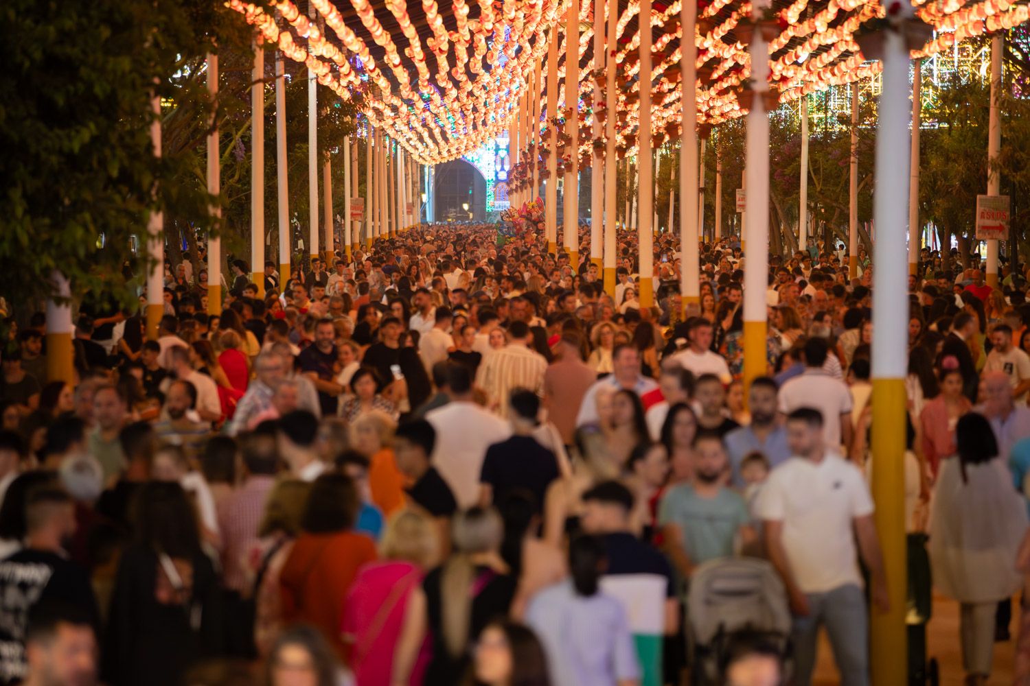 Una imagen de la Feria de Sanlúcar.