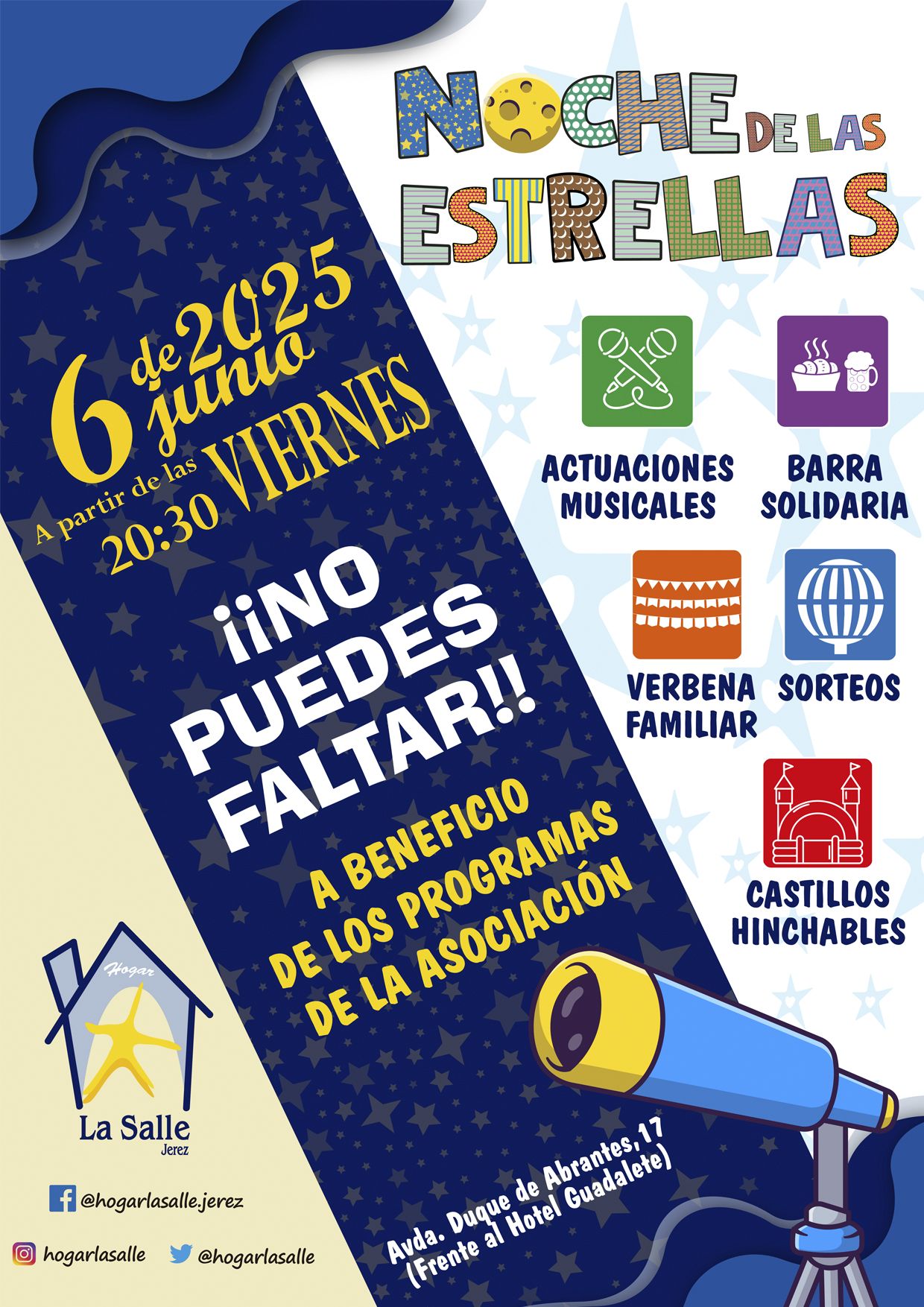 Cartel Noche de las Estrellas Jerez