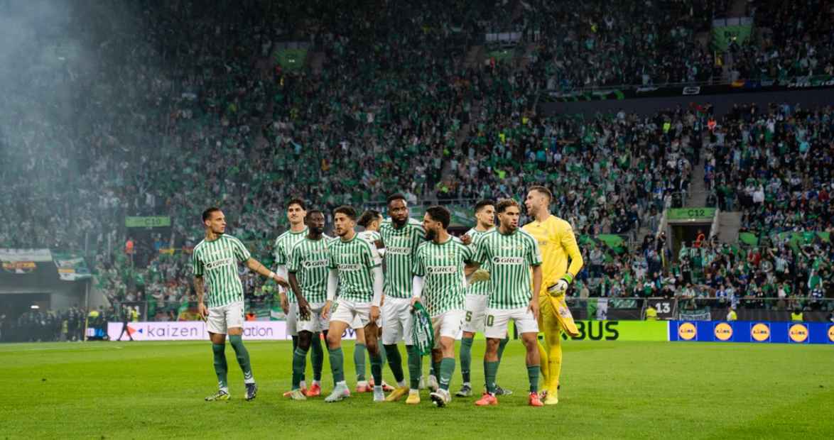 El Real Betis no pudo hacerse con la Conference League.   FOTO: REAL BETIS