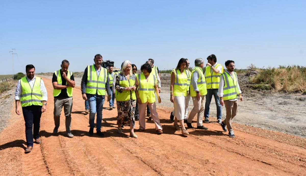 Visita a las obras del Camino del Práctico.