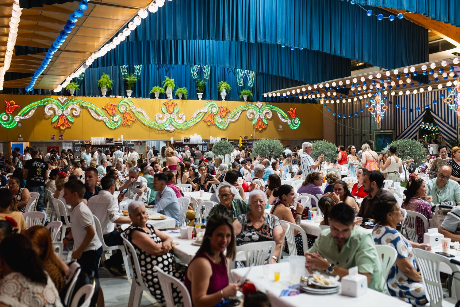 Éxito en una de las cenas.