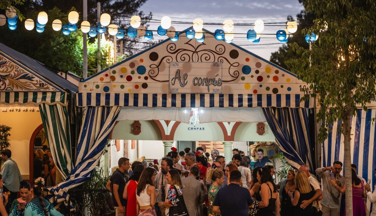 Al Compás, en la Feria de Alcalá de Guadaíra.