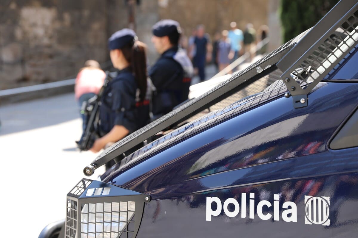 Los Mossos, el cuerpo que se ha hecho cargo del terrible crimen machista, en una imagen de archivo.