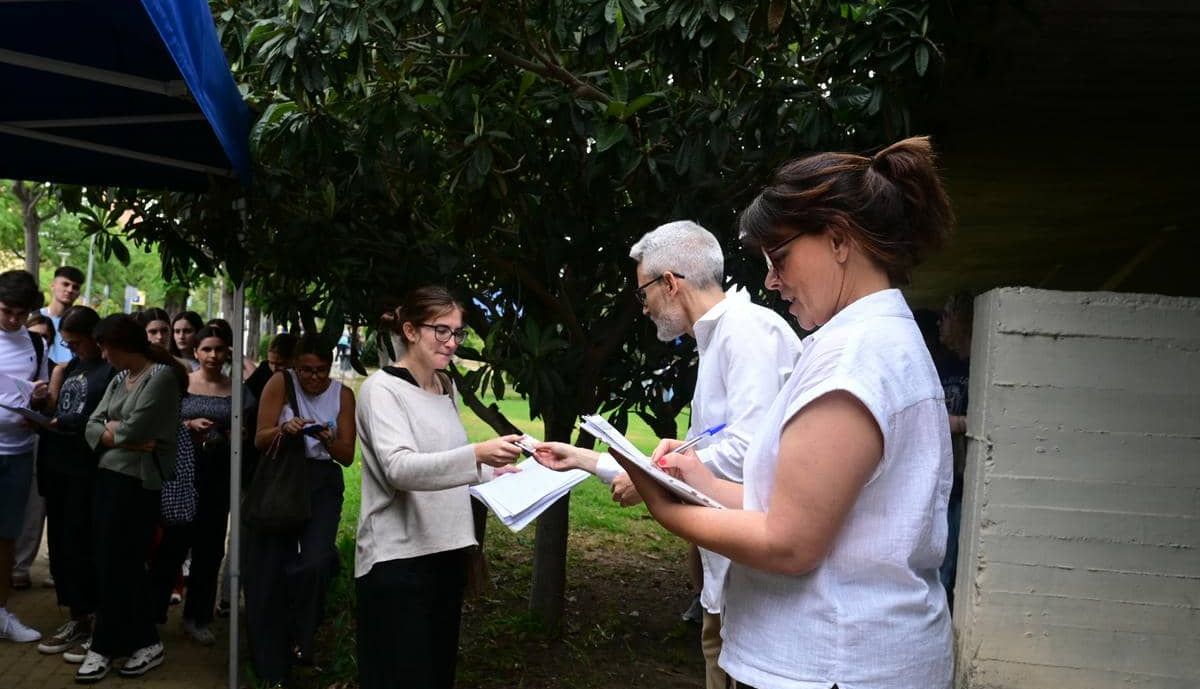 La PAU 2025 de Andalucía, en la sede de la selectividad de la UPO.