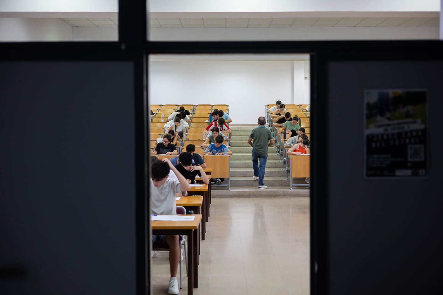Un examen de la PAU 2025 en Jerez.