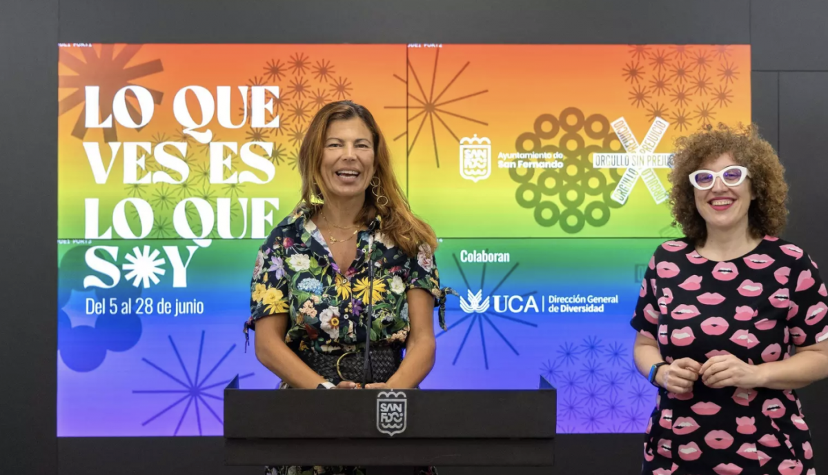 Presentación del Orgullo en San Fernando.