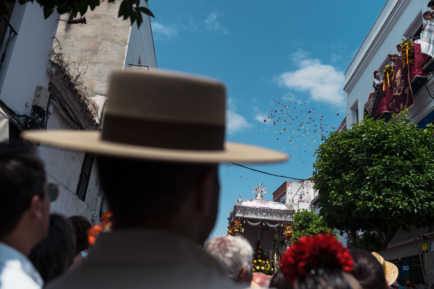 Una petalá en la calle Carretero de Coria.