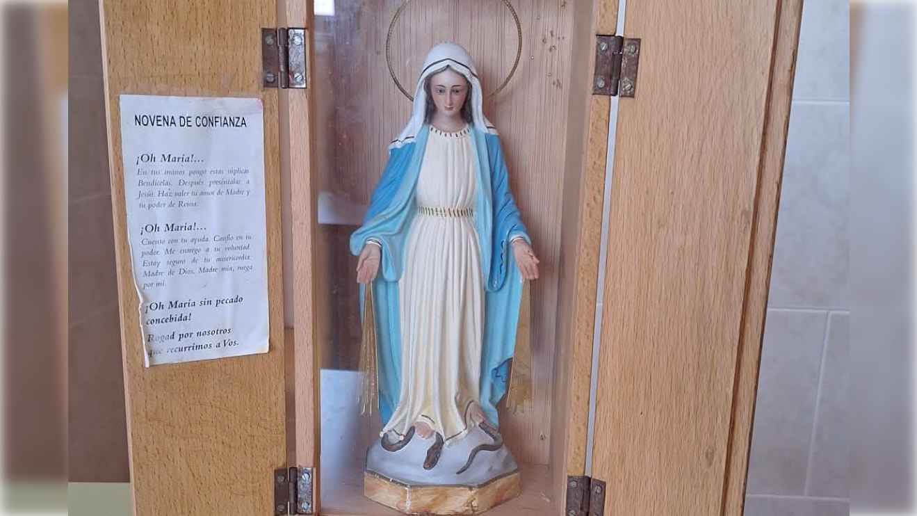 La Virgen que se ha perdido de manera accidental.