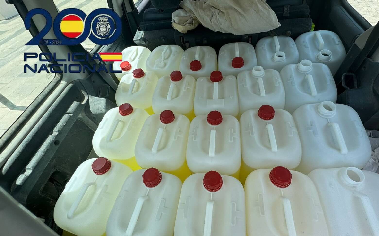 Sorprendido en una gasolinera de Jerez con 350 litros de gasolina para narcolanchas.