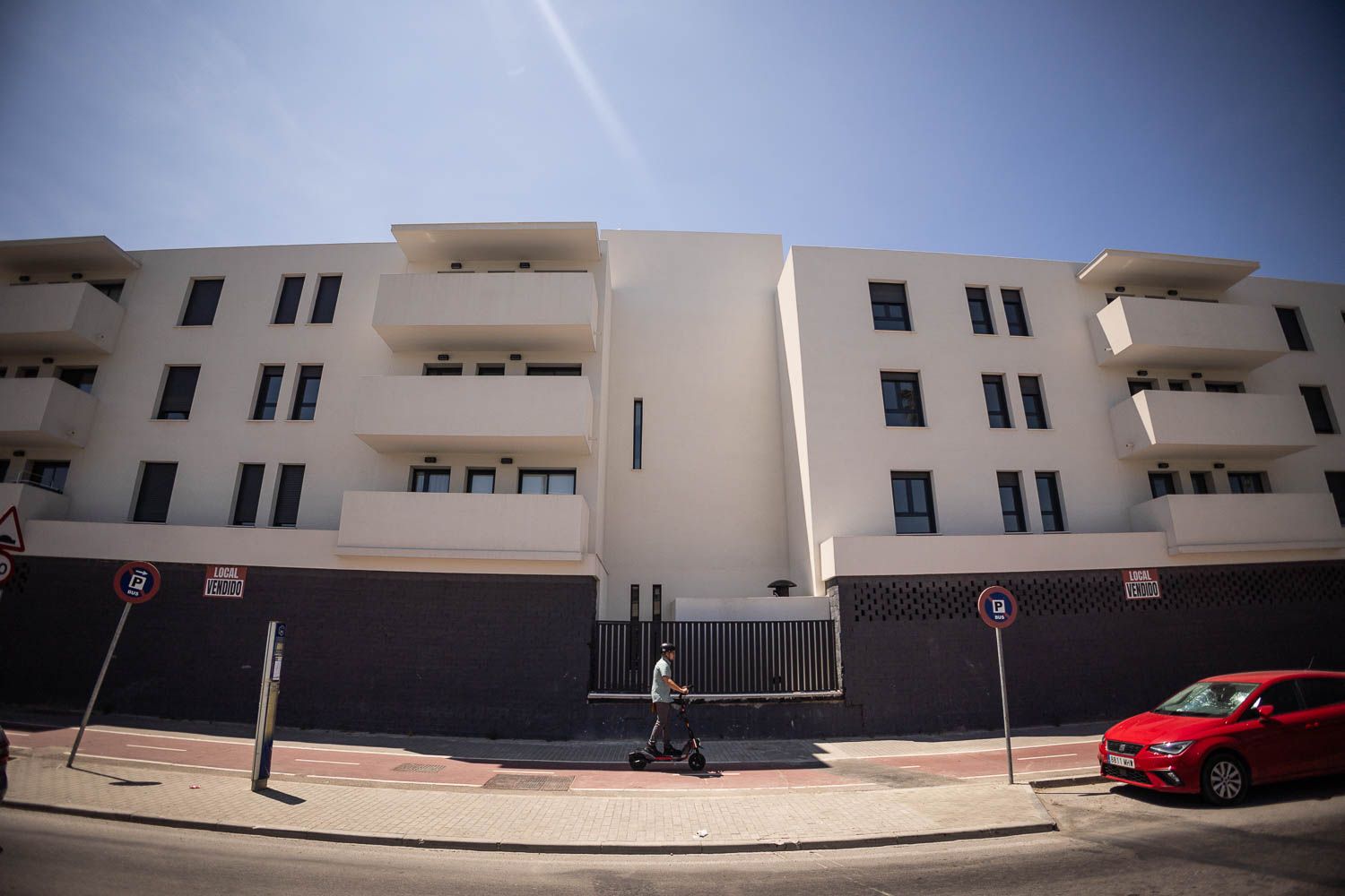 Un residencial de viviendas en la zona Sur de Jerez.