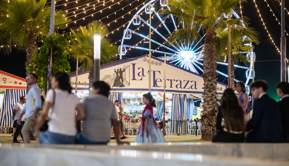 Una de las casetas de la Feria `El Abrazo´.