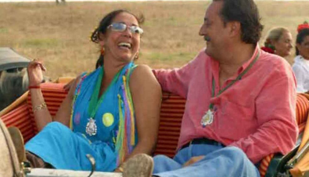 Isabel Pantoja y Julián Muñoz, en El Rocío.