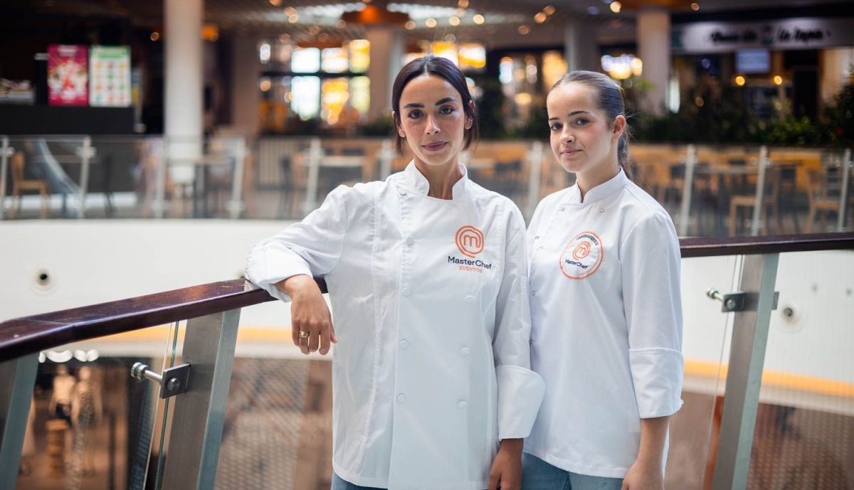 Aurora y Pilu, en el nuevo espacio gastronómico.