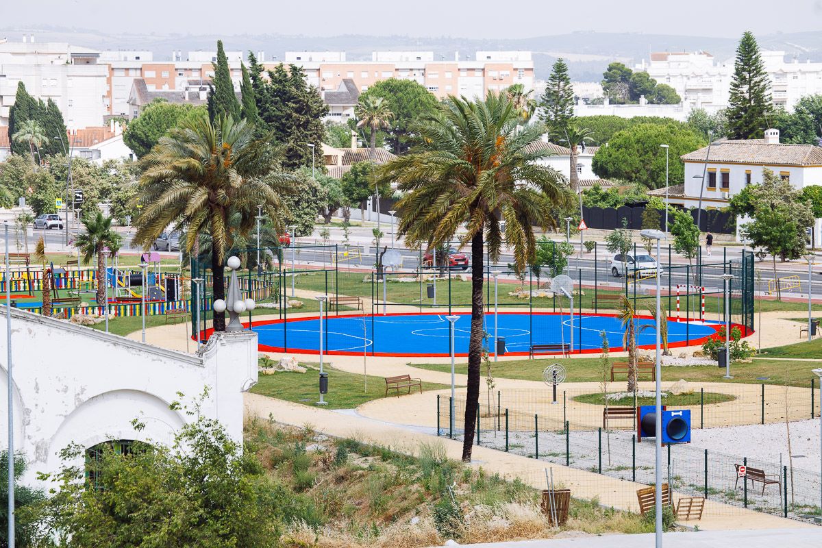Zonas deportivas en los terrenos del antiguo Rancho Croft en Jerez.