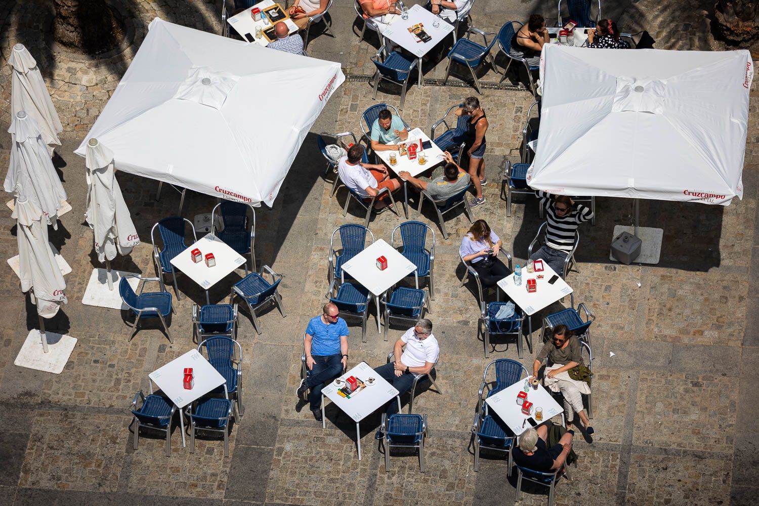 Una terraza en Cádiz.