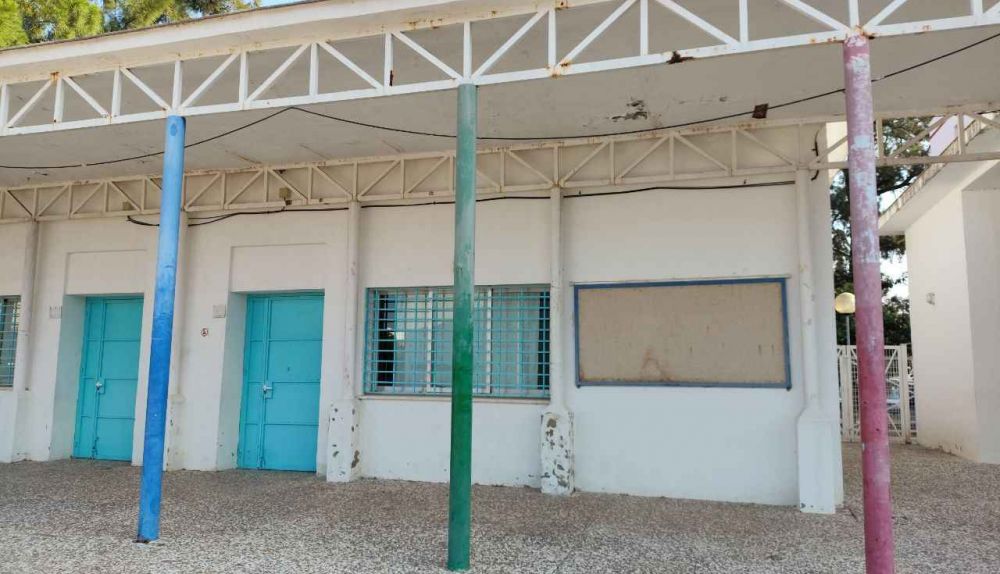 Estado de algunas de las instalaciones del colegio.