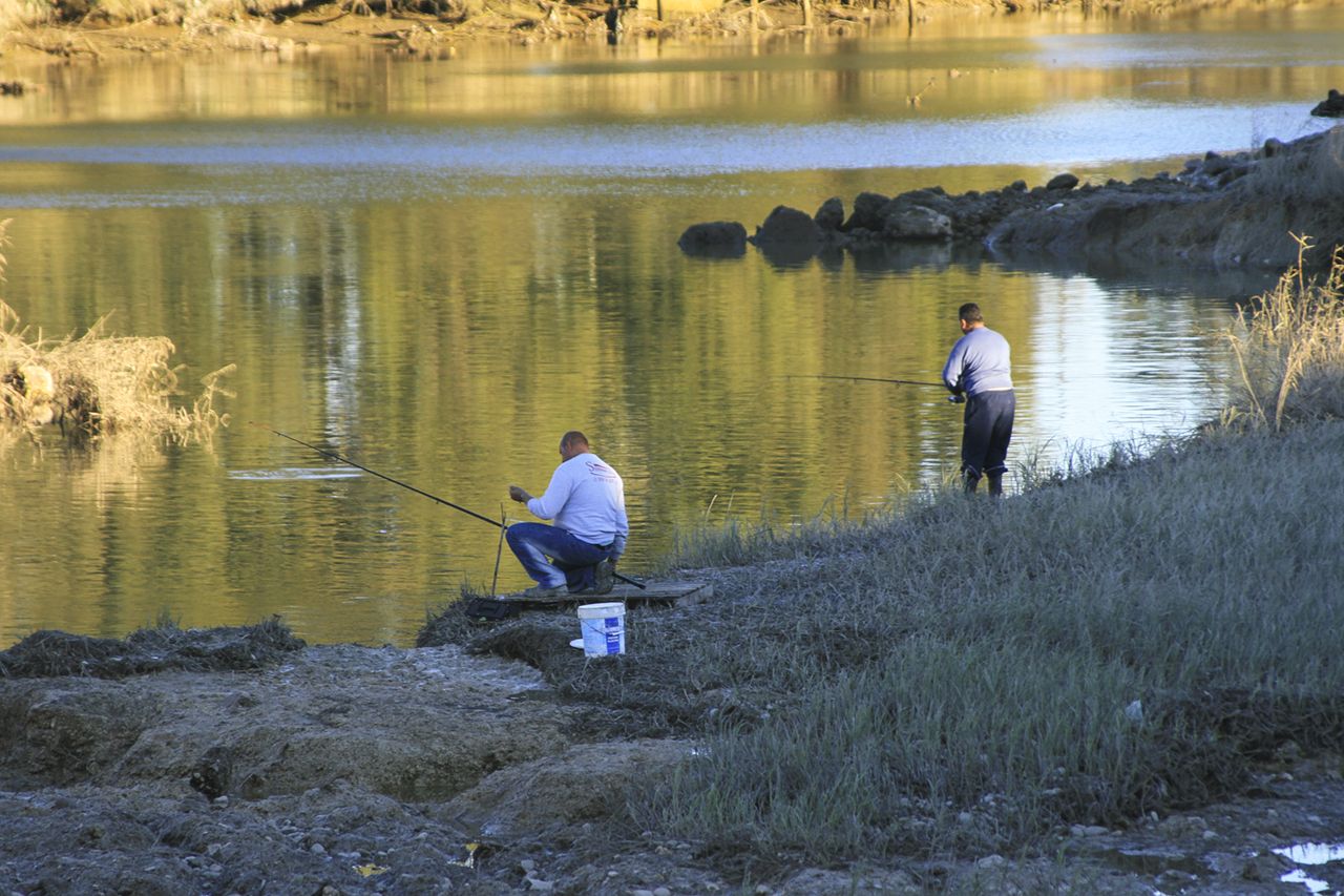 Pesca en el río Guadalete, al que le buscan un contrato, en una imagen de archivo. Autor: Juan Carlos Toro