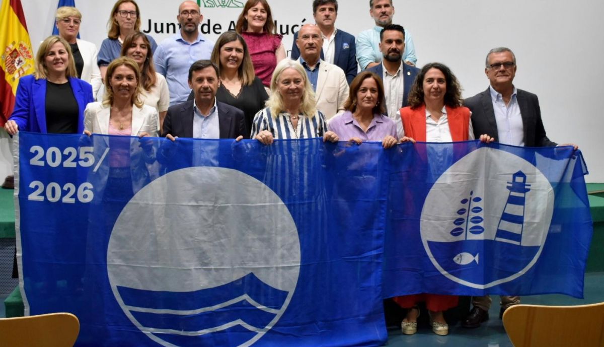 Recogida de las banderas azules de El Puerto.