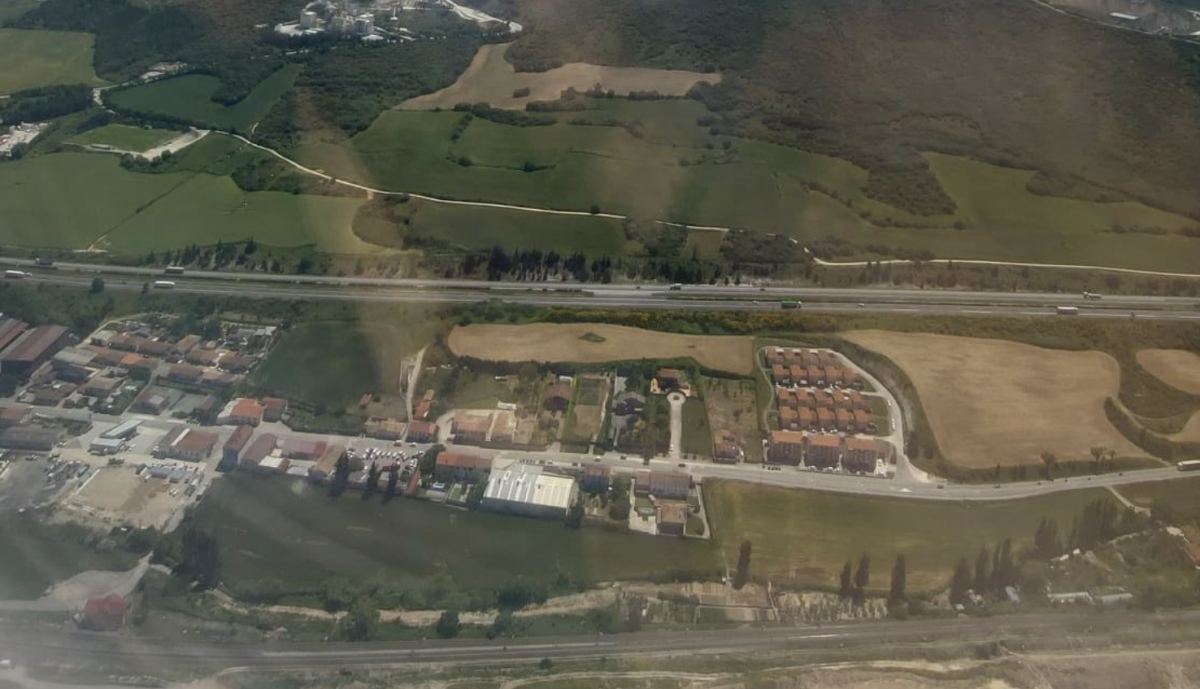 Vista desde el avión