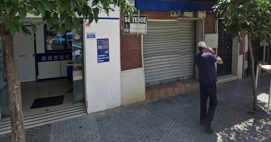 La administración de Lotería de Bellavista donde se selló el boleto de Euromillones.