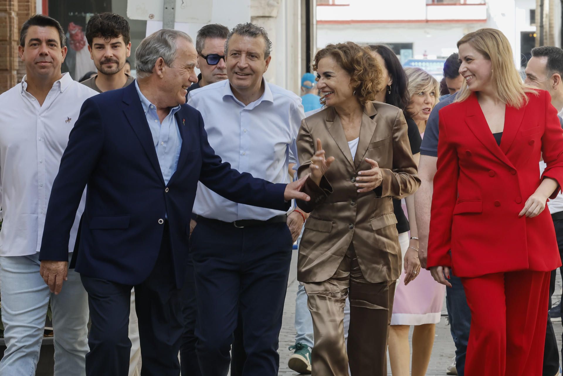 La secretaria general del PSOE de Andalucía, María Jesús Montero, en Écija.  Jose Manuel Vidal 00002