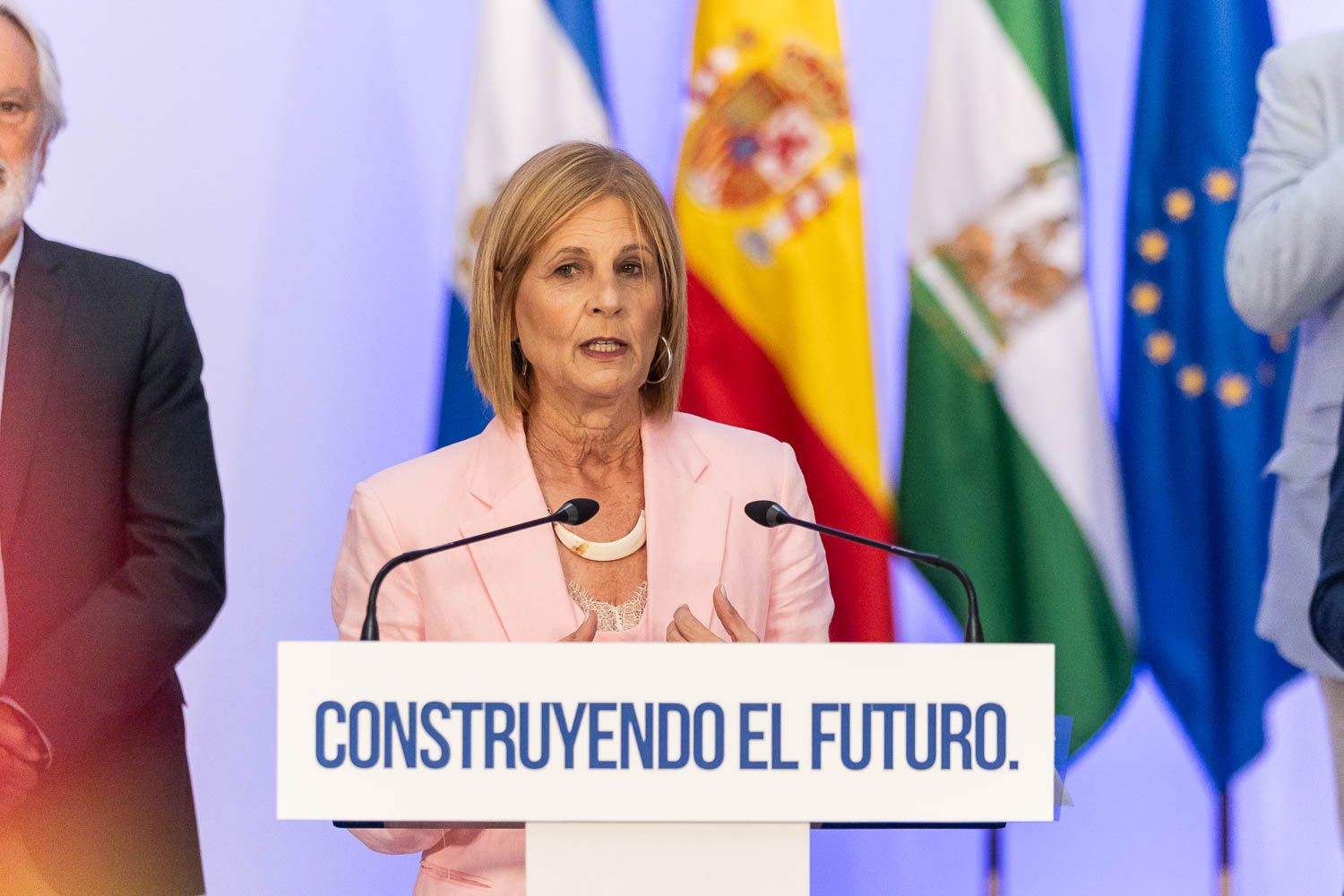 García-Pelayo, en su comparecencia para tratar los dos años de mandato.