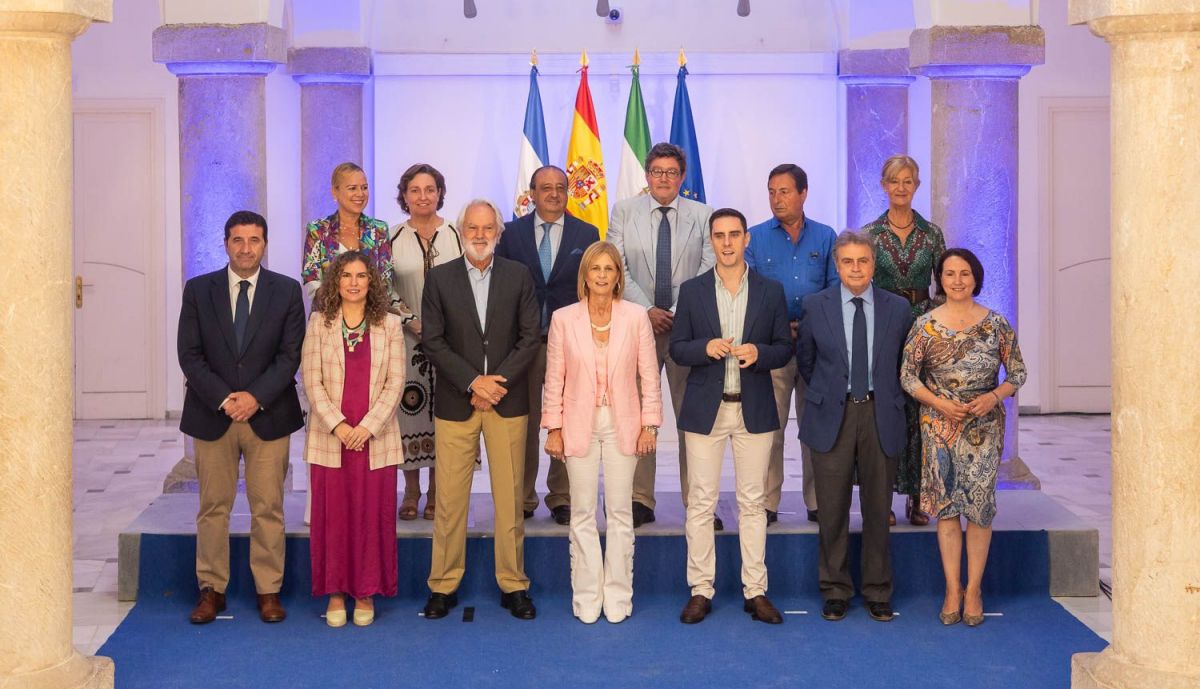 Rueda de prensa del balance de dos años de mandato del gobierno de María José García-Pelayo en Jerez.