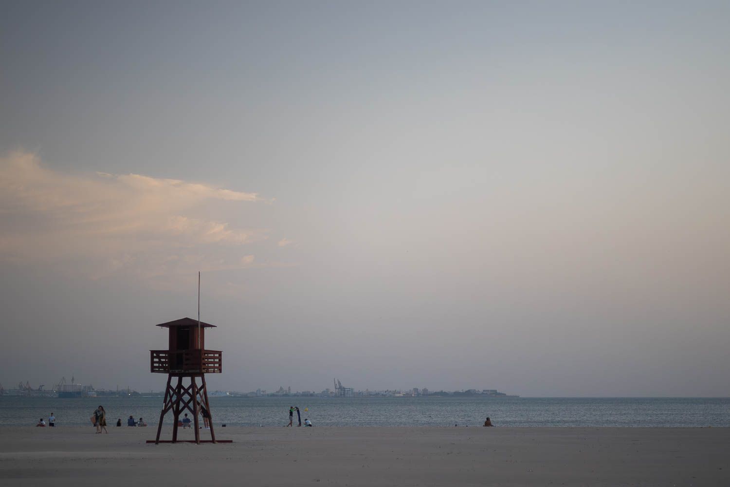 El entorno de la playa de Valdelagrana.