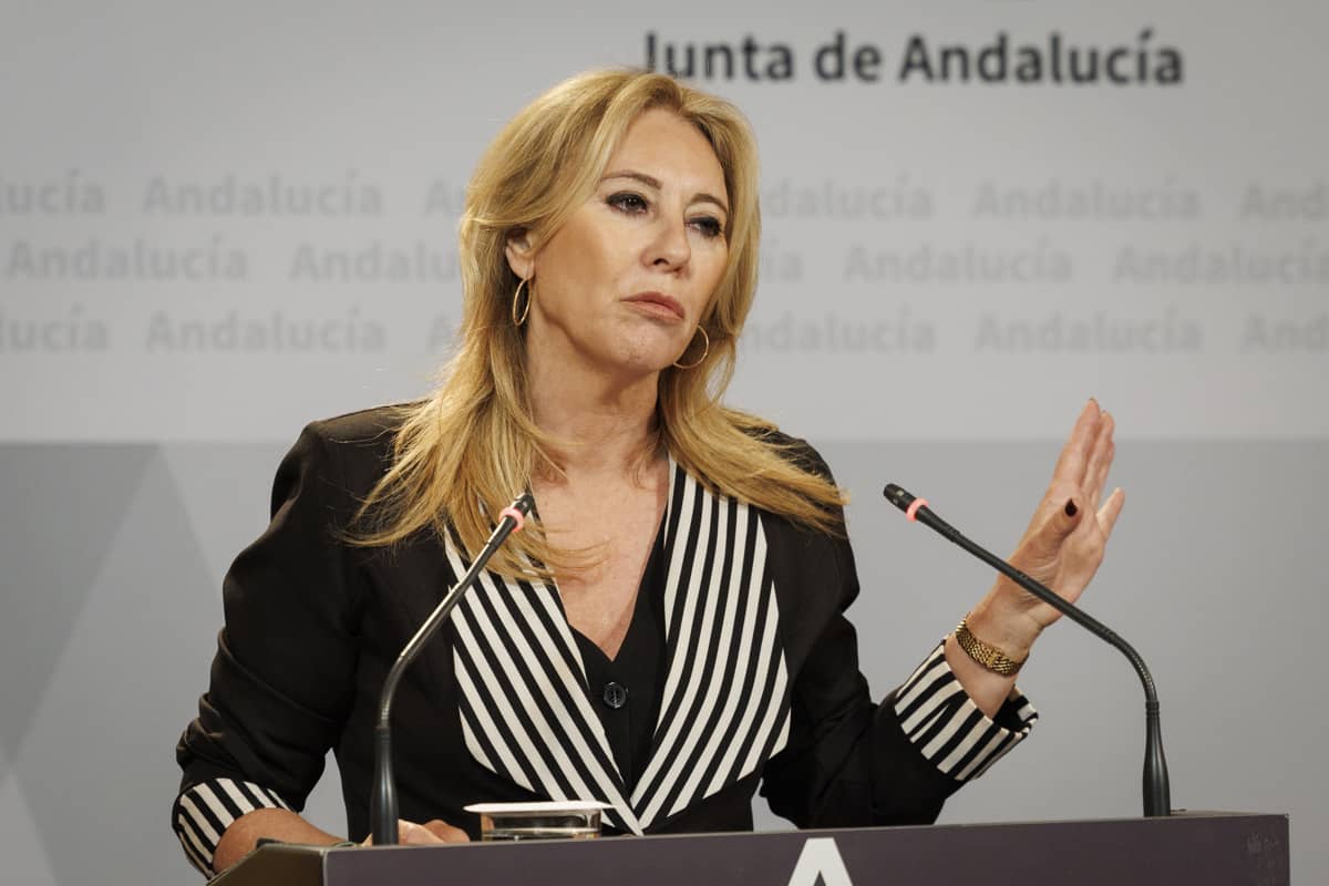 Carolina España, portavoz de la Junta, este miércoles.